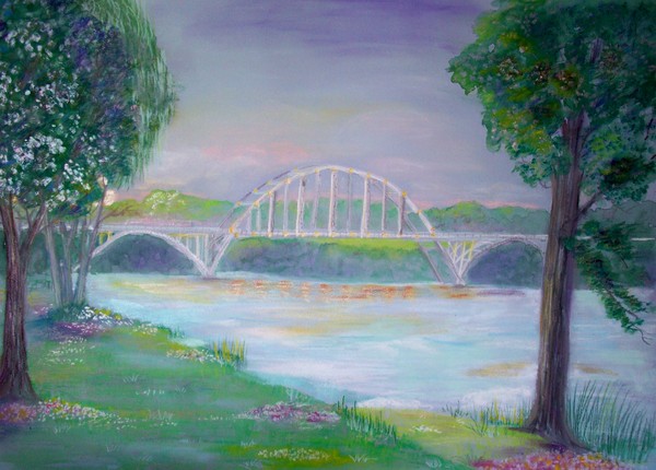 Ozark Bridge on the Arkansas River
