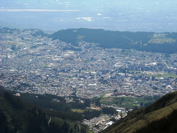 Quito from above