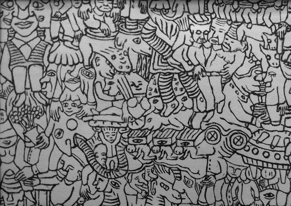 Fragment #6- ( A4 size format) - out of an oil p