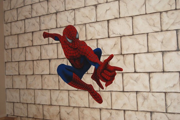 Spiderman Mural