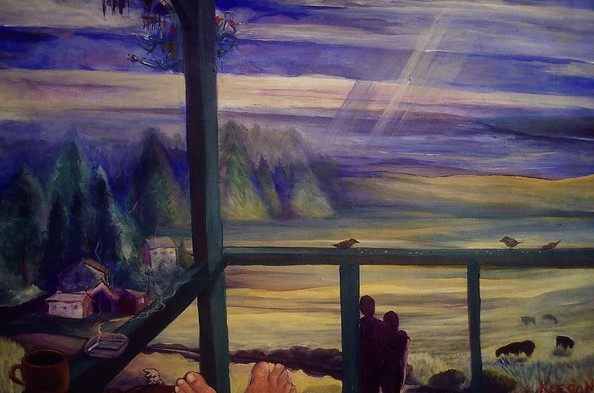 the porch