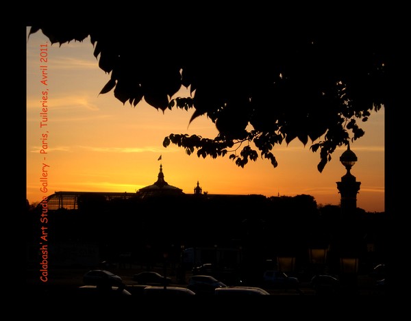 Sunset in Paris-Concorde