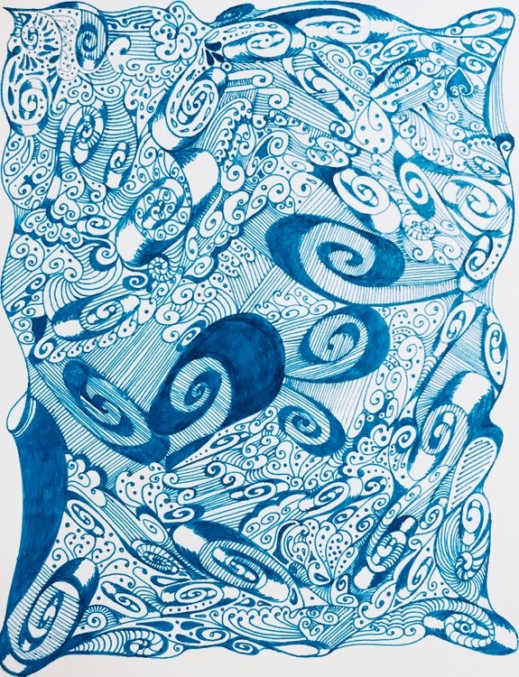 Blue Swirl