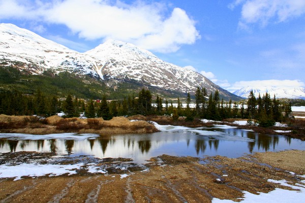 Reflections along the White Pass Railway