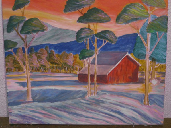 red barn