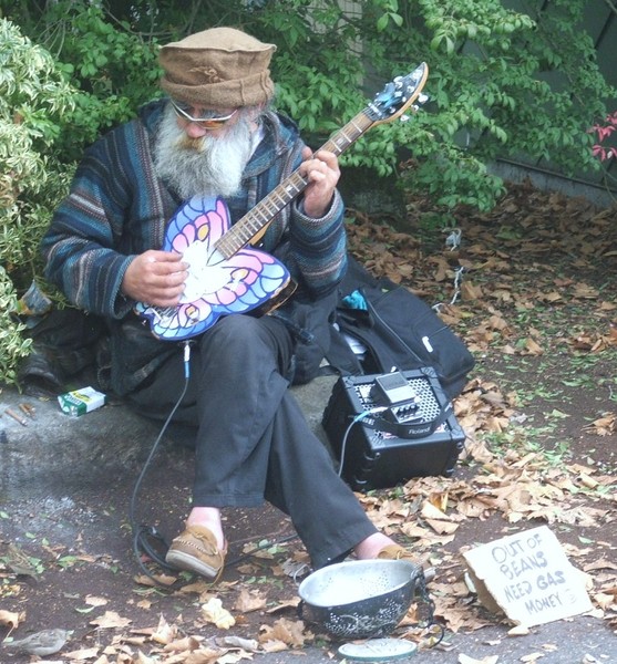 Dude playing guitar
