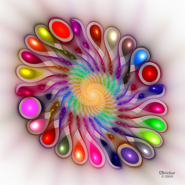 Light Flame Abstract 310