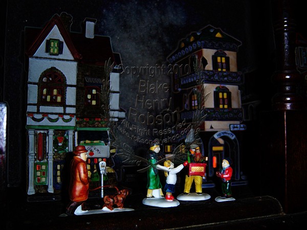 Department 56 Christmas Village Digital Art