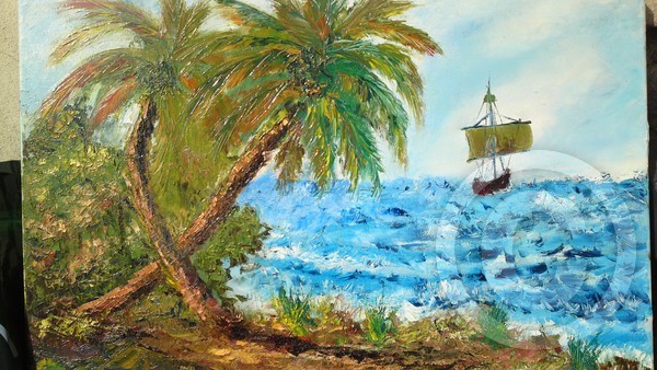 the island