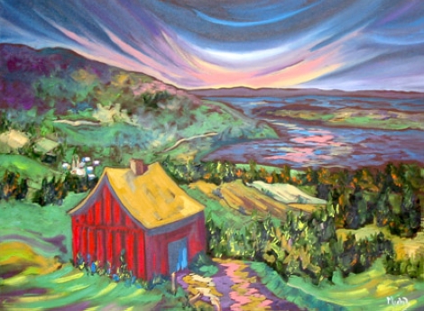 Elle veille sur Baie St-Paul 