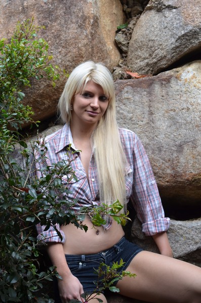 In the rockery