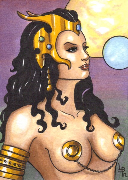 Dejah Thoris ACEO Sketch Card