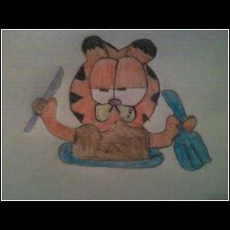 THIS IS GARFILED I DREW FOR THANKSGIVING