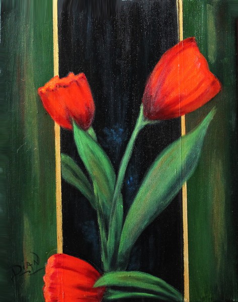 3 tulips