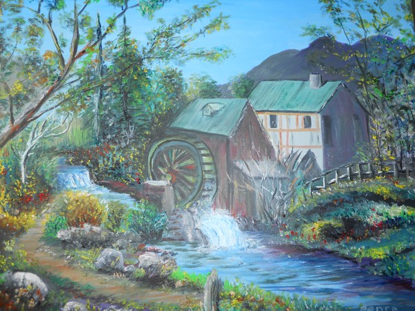 Colorful German Mill