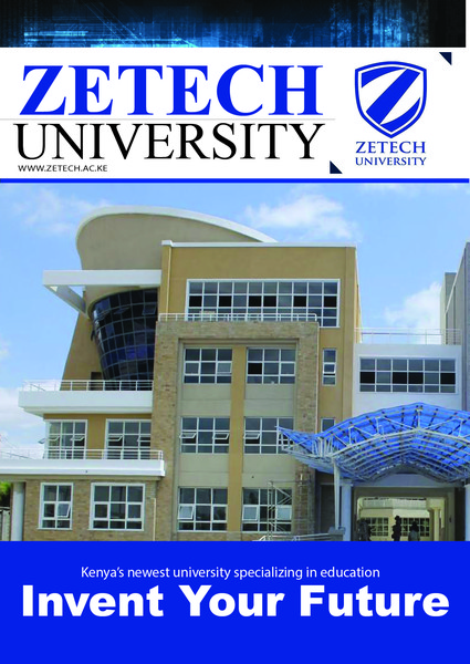 ZETECH UNIVERSITY MAGAZINE