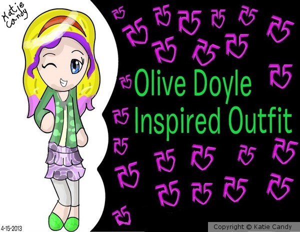 Me in Olive Doyle inspired outfit.