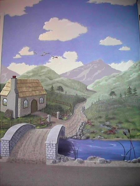  #1 Irish Cottage  and Bridge
