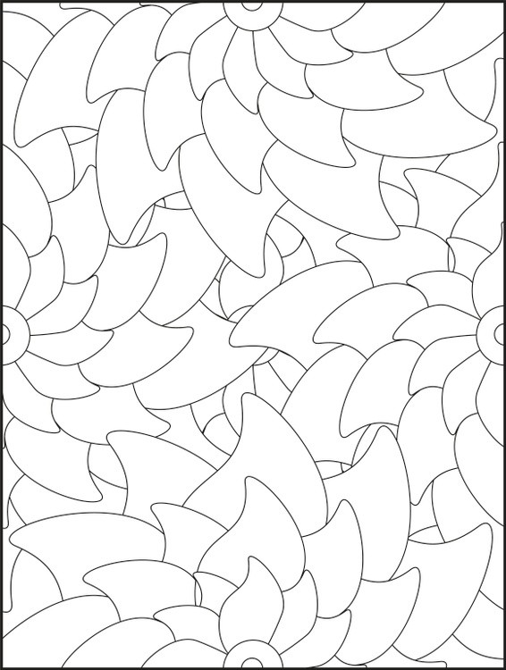 Abstract Coloring Pages 16