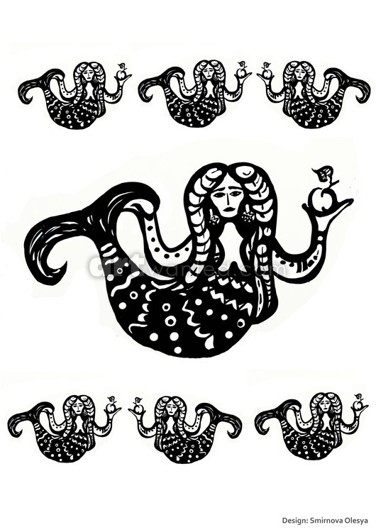 Mermaids prints