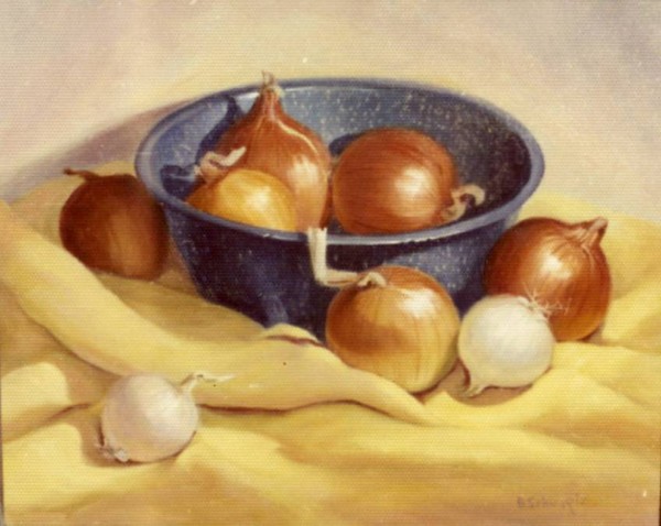 Blue Granite, oil on canvas