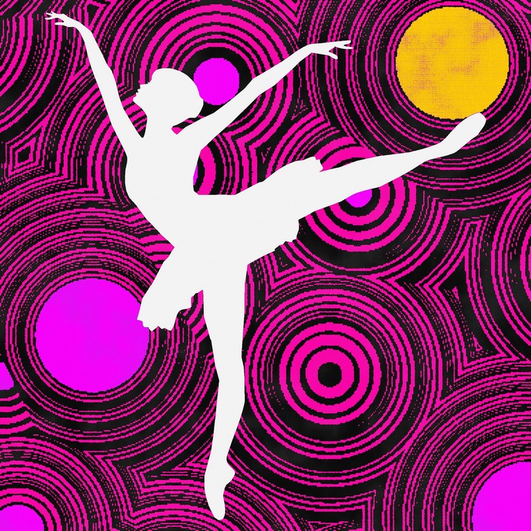 BALLERINA-PINK CIRCLES