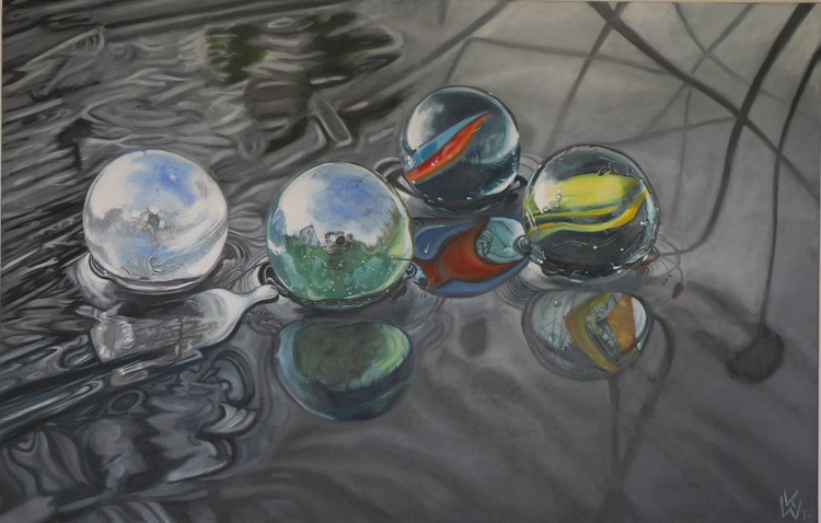 marbles on ice (Eismurmeln)
