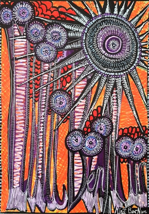 art israel paintings artwork mirit ben nun contemporary artist