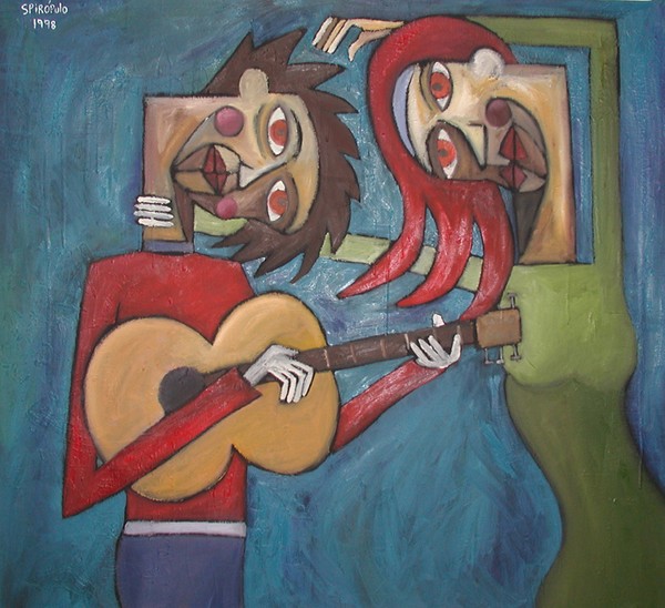 dancer and guitar man