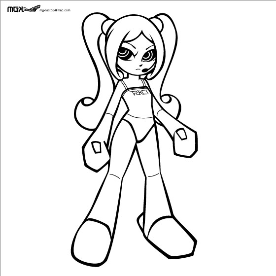 robot supa girl