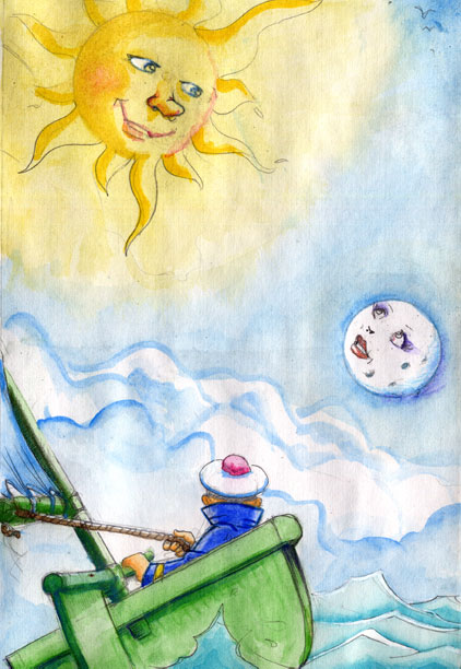 Sun and moon talking