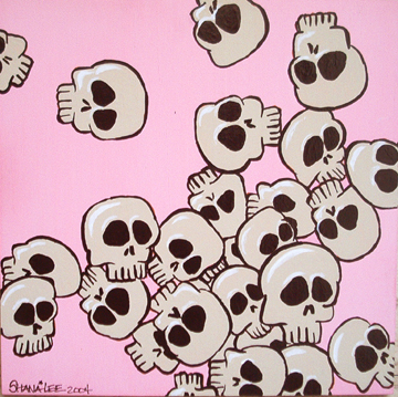 tumbling skulls