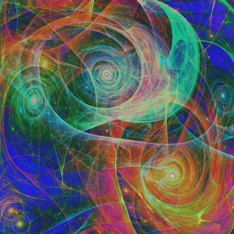 Multicolored Vortex 1