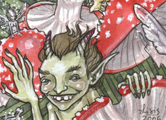 Mushroom Magic ACEO