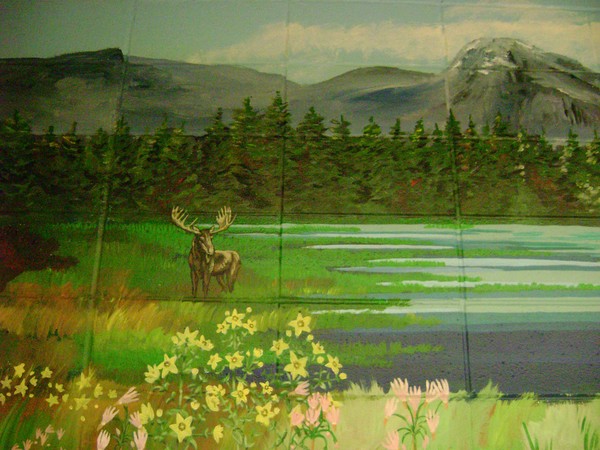 Bon Accord Community School Mural-First Wall