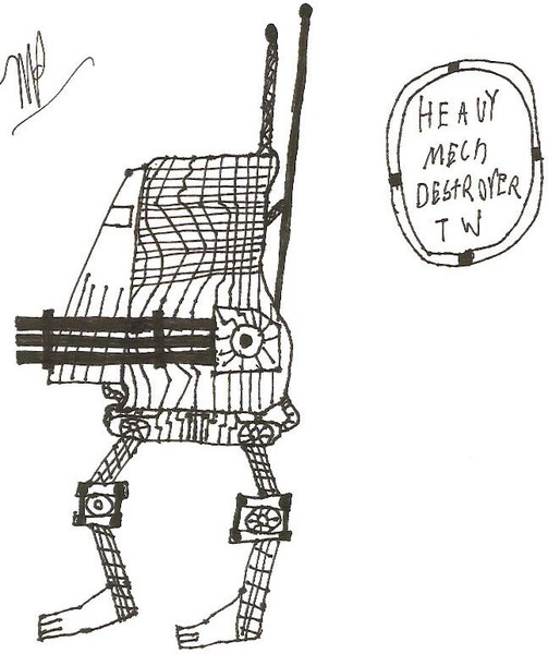 Heavy mech destroyer TW