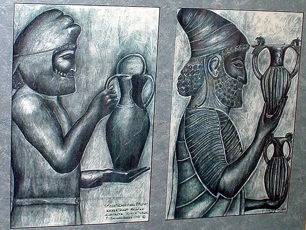 mede serving Xerses [sold 2008]
