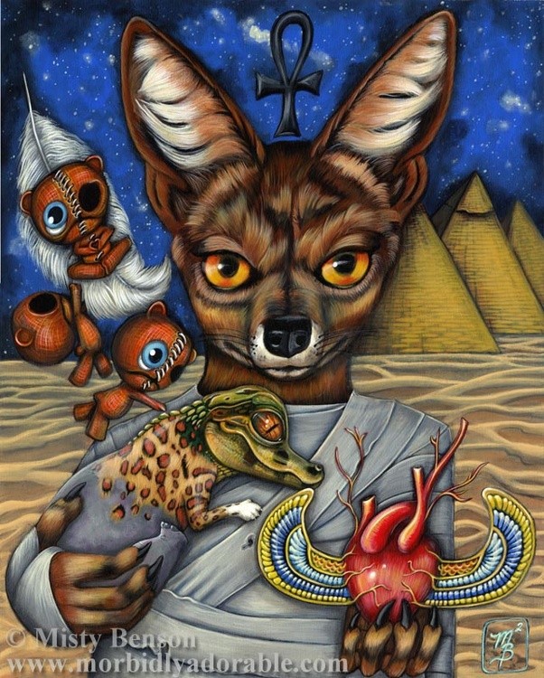 Judgement from the Morbidly Adorable Tarot