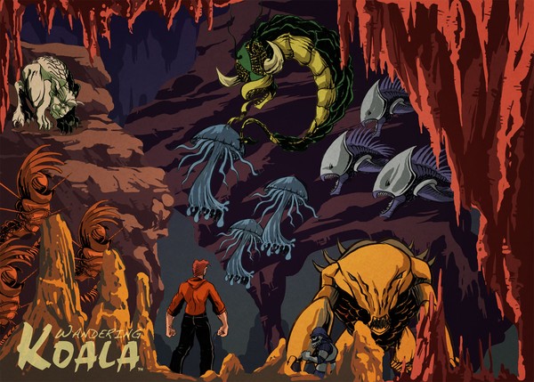 Wandering Koala explores the Mysterious Caverns