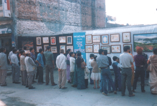 'peace & war', an art exhibition