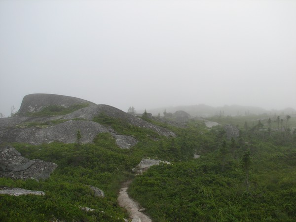 Misty Huge Rocky paths