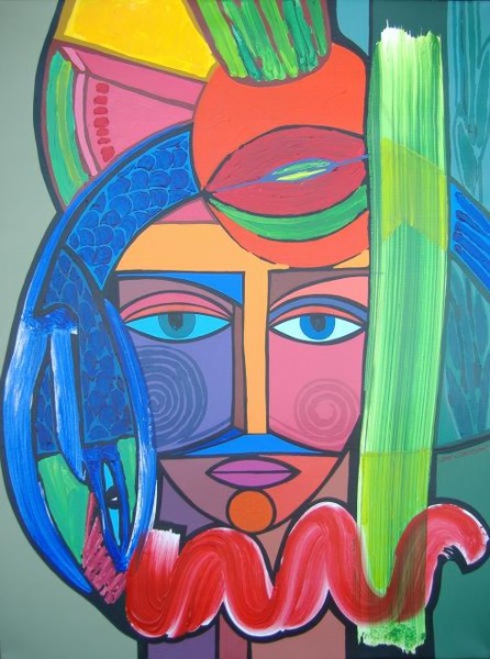 Adorned head