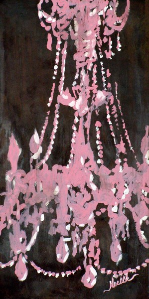 Pink Chandelier