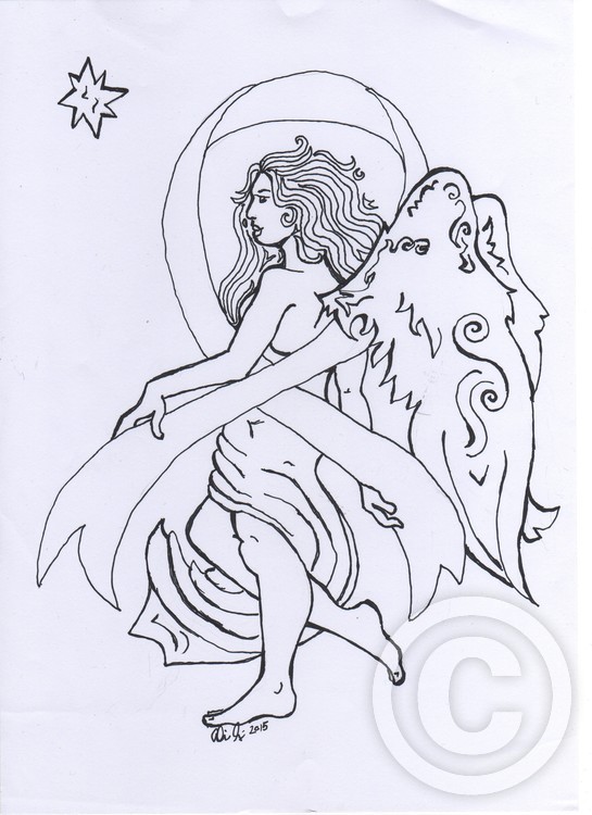 Awarness Anglel - Colouring Book