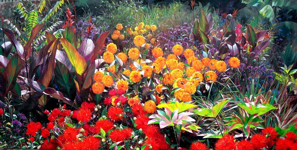 Dahlia garden
