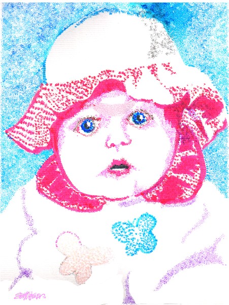 Study in Blue and Pink