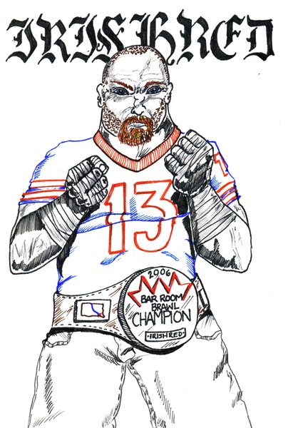 Me as a wrestler.