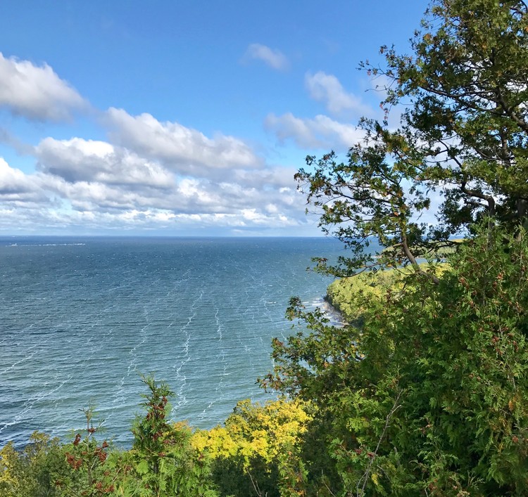 Overlooking Sven's Bluff  