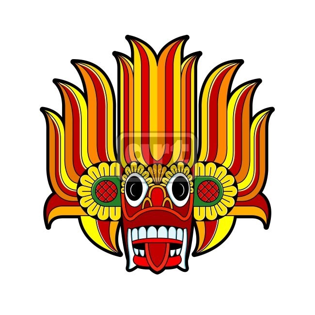 sri lankan devil mask