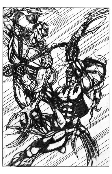 Warblade vs. Ripclaw